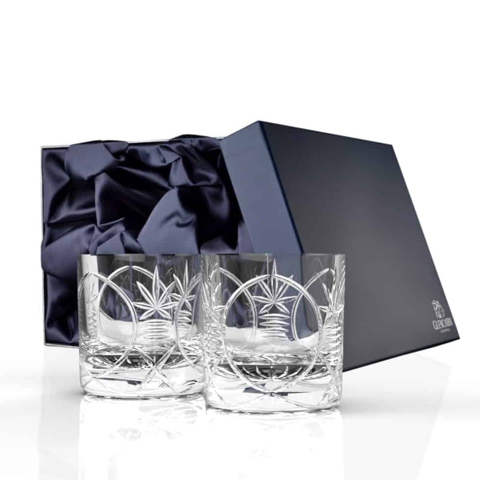 Bothwell Whisky Tumbler Set of 2 | Crystal Glassware